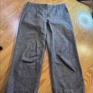 J. Crew Blue and White Striped Pants